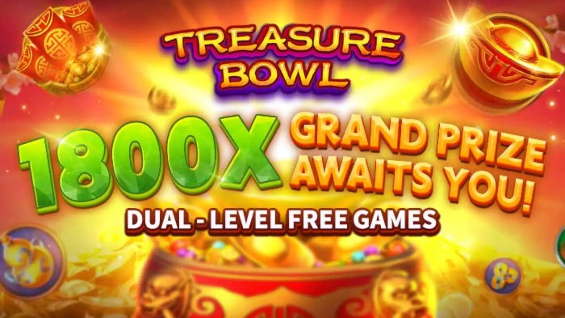 Multiplicadores Treasure Bowl 355bet - 7777x Máximo com Tigela Dourada